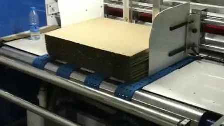 Máquina de laminação de papelão semiautomática servo de alta velocidade